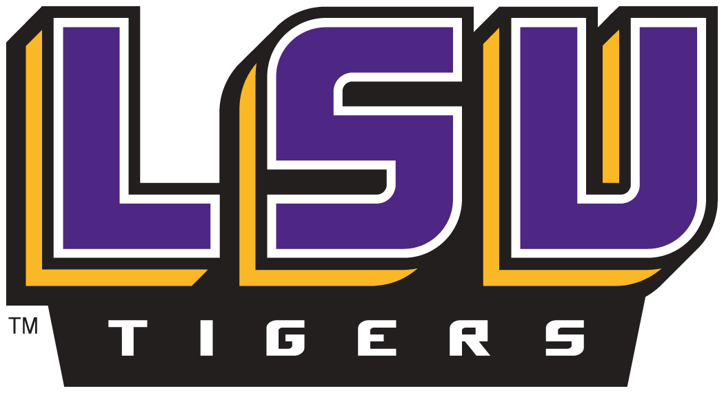 LSU Tigers 2002-2013 Wordmark Logo 01 iron on paper